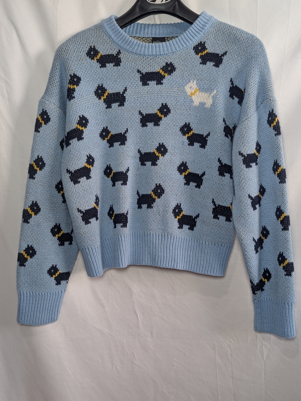 Netflix Stranger Things No Boundaries Scottie Dog Sweater – L (12/14)